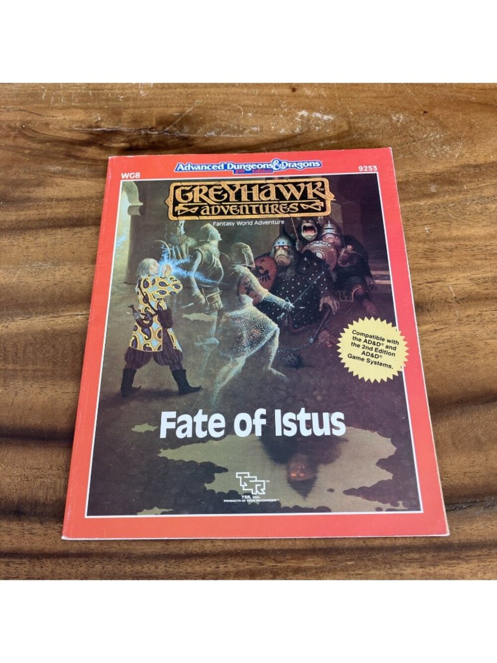 TSR AD&D Greyhawk Adventures WG8 Fate of Istus 9253 Adventure 1989